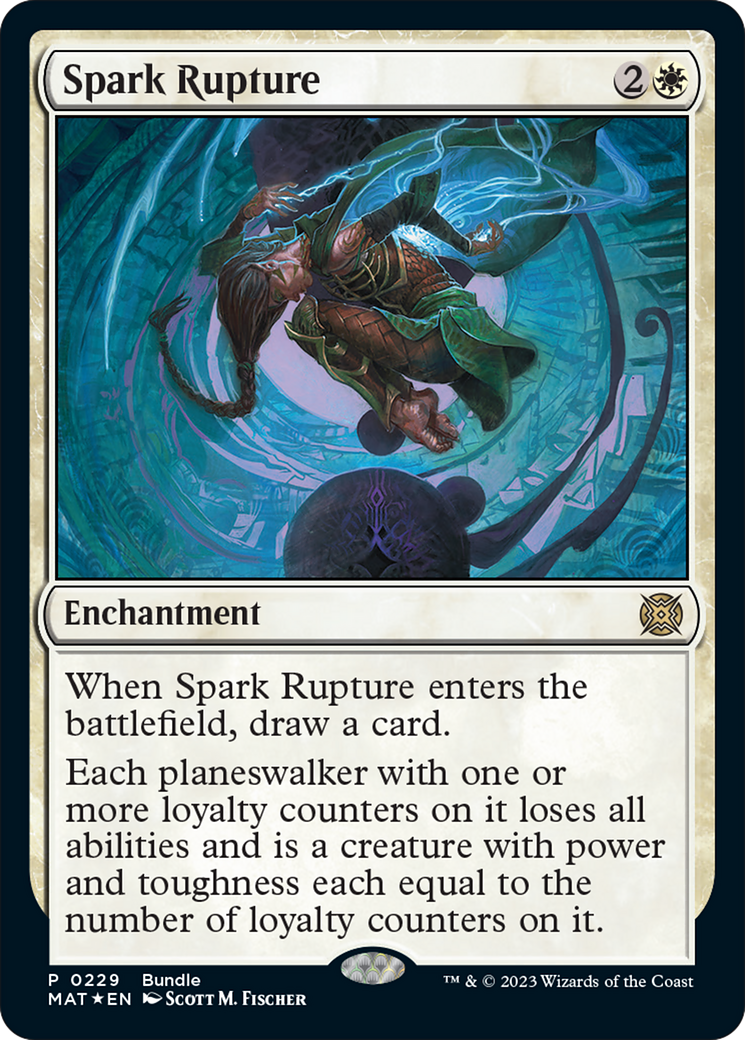 Spark Rupture (MAT Bundle) (229) Foil - March of the Machine: The Aftermath