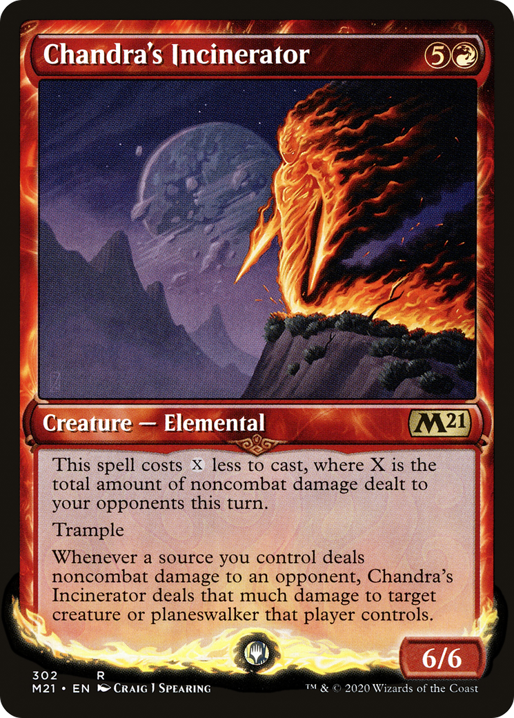Chandra's Incinerator (Showcase) (302) - Core Set 2021
