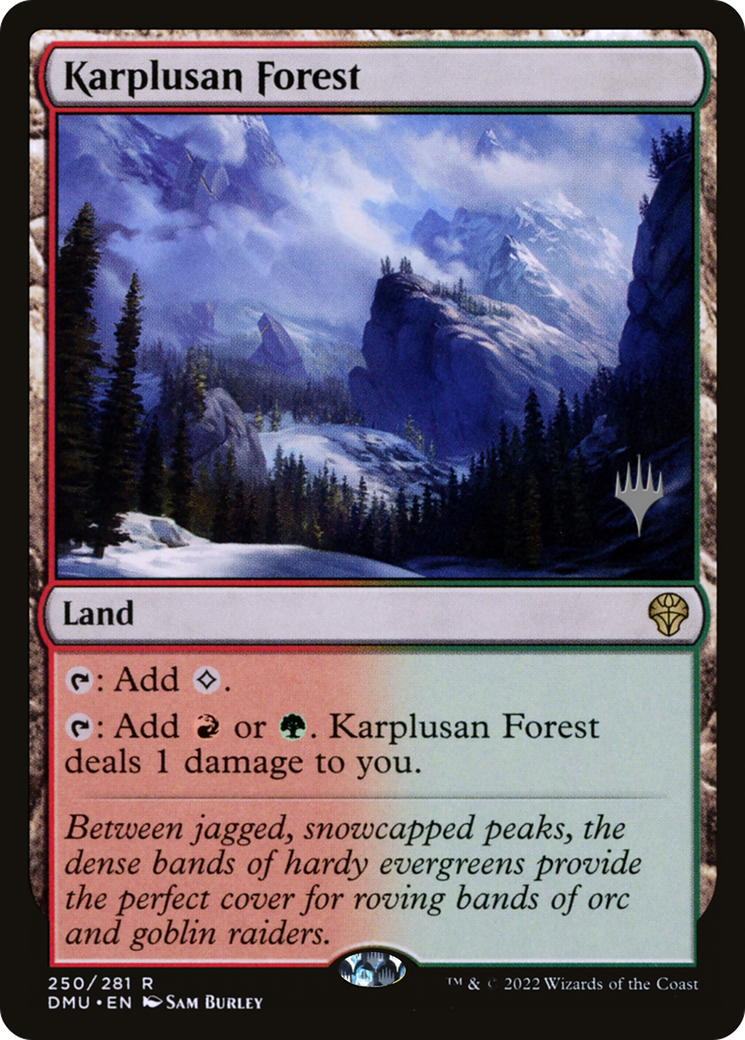Karplusan Forest (250) Foil - Dominaria United Promos