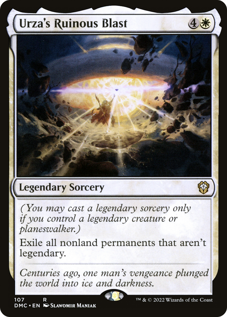 Urza's Ruinous Blast (107) - Dominaria United Commander