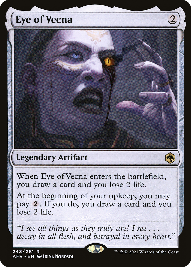 Eye of Vecna (243) Foil - Adventures in the Forgotten Realms