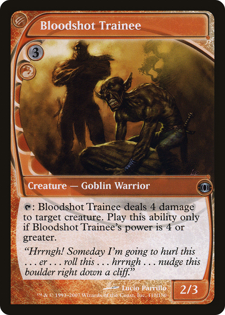 Bloodshot Trainee (110) - Future Sight