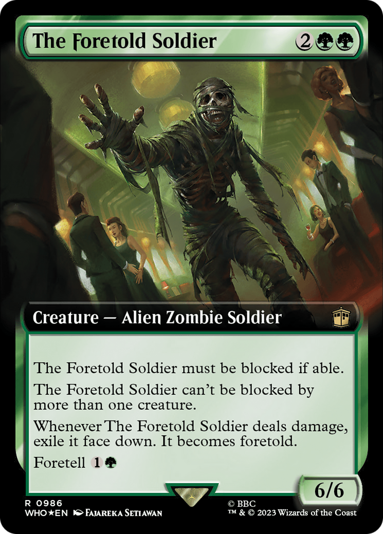 The Foretold Soldier (Extended Art) (986) Foil - Doctor Who