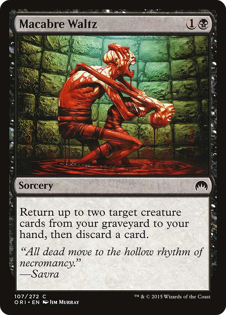 Macabre Waltz (107) Foil - Magic Origins