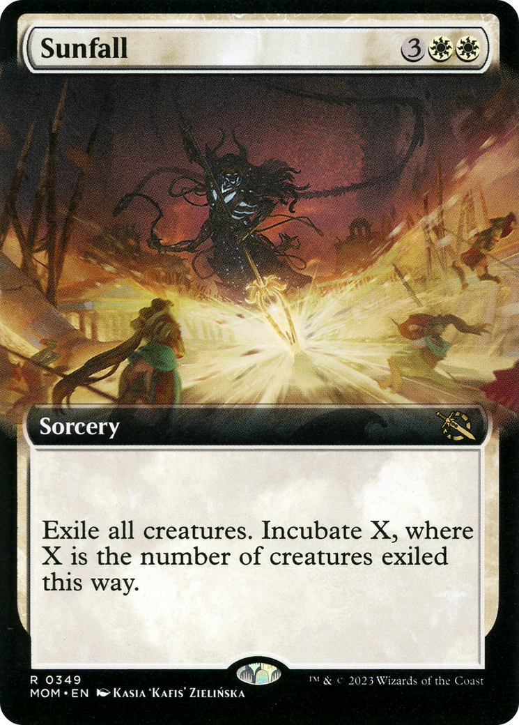 Sunfall (Extended Art) (349) Foil - March of the Machine