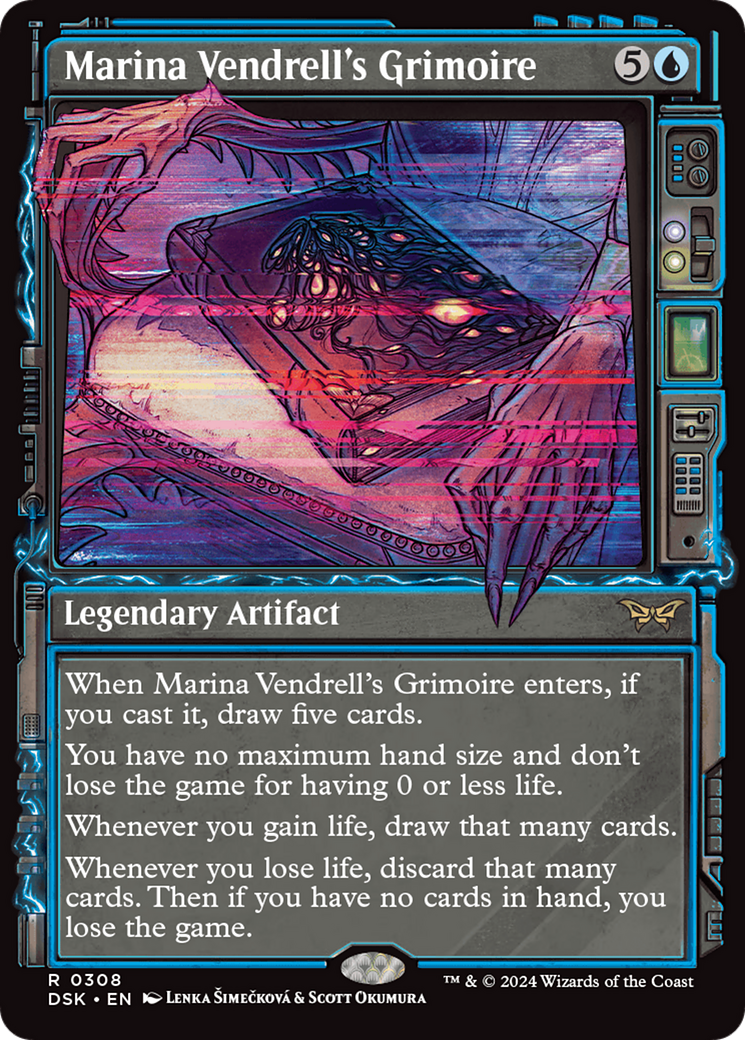 Marina Vendrell's Grimoire (Showcase) (308) Foil - Duskmourn: House of Horror