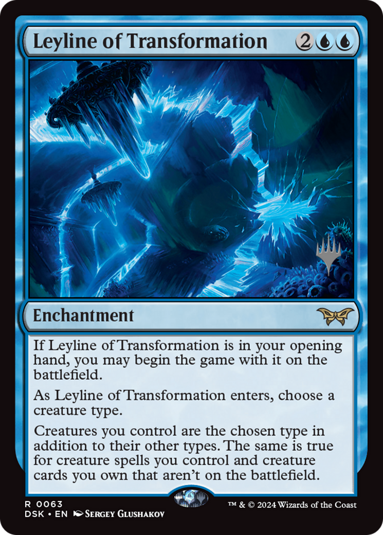 Leyline of Transformation (063) - Duskmourn: House of Horror Promos