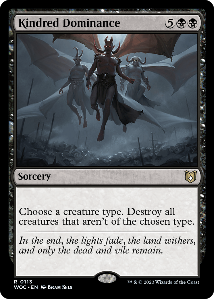 Kindred Dominance (113) - Wilds of Eldraine Commander