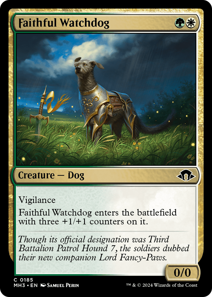 Faithful Watchdog (185) Foil - Modern Horizons 3