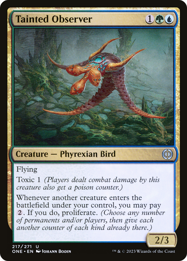 Tainted Observer (217) Foil - Phyrexia: All Will Be One
