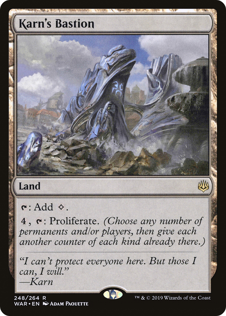 Karn's Bastion (248) Foil - War of the Spark