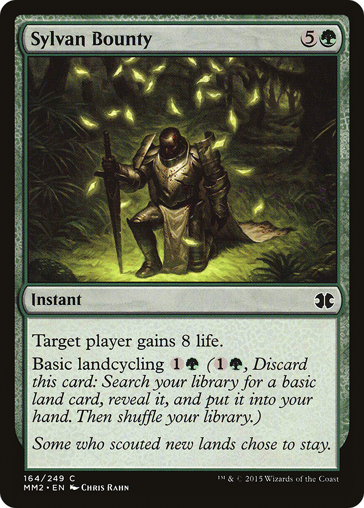 Sylvan Bounty (164) Foil - Modern Masters 2015