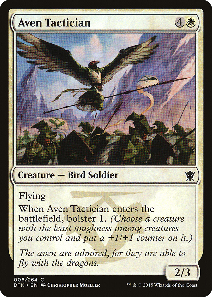 Aven Tactician (006) Foil - Dragons of Tarkir