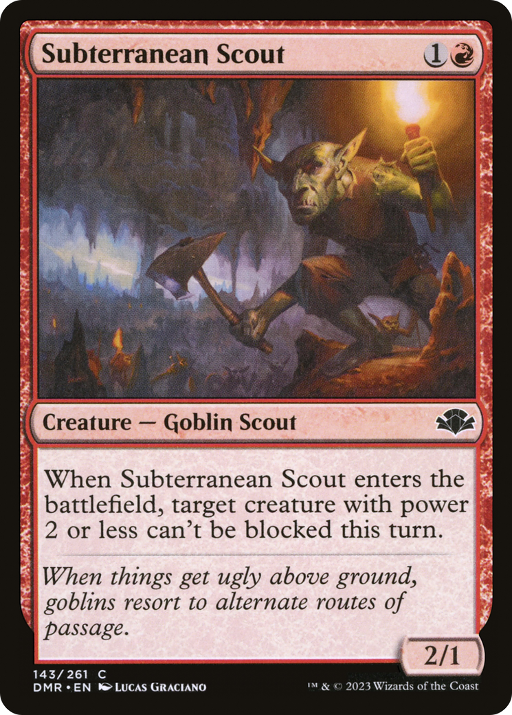 Subterranean Scout (143) - Dominaria Remastered