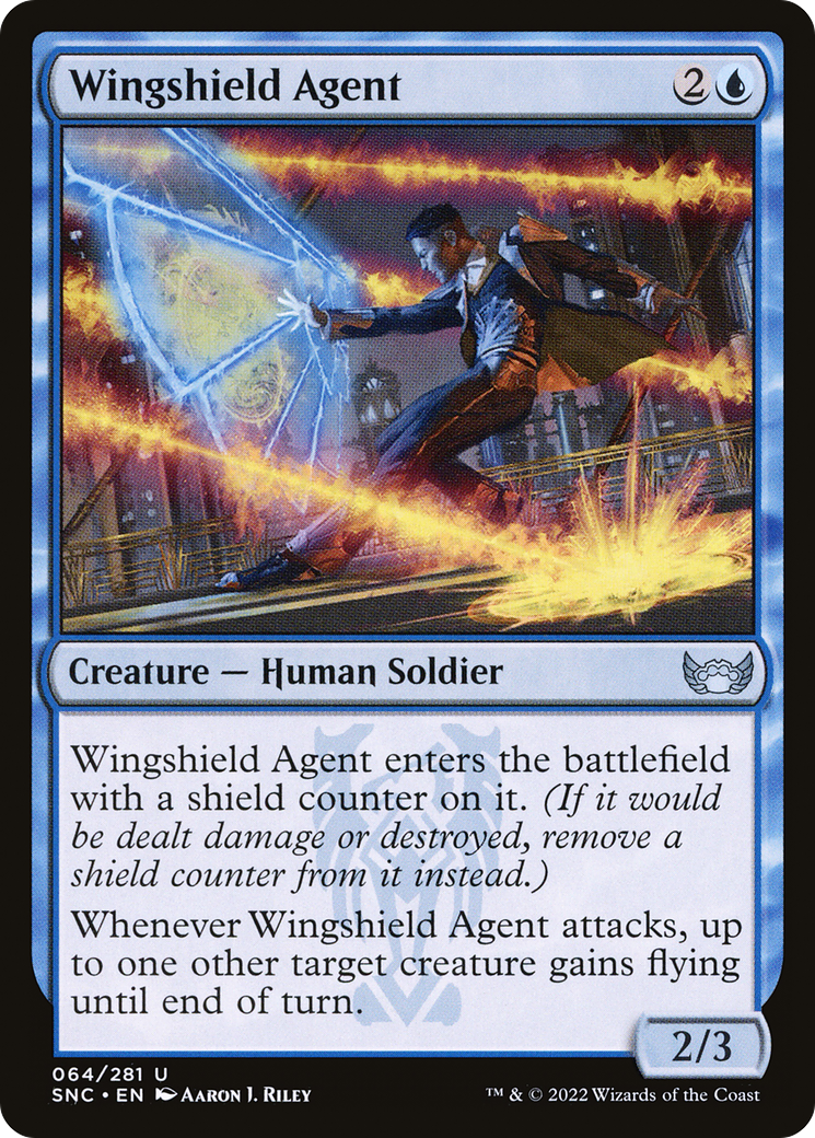 Wingshield Agent (064) Foil - Streets of New Capenna
