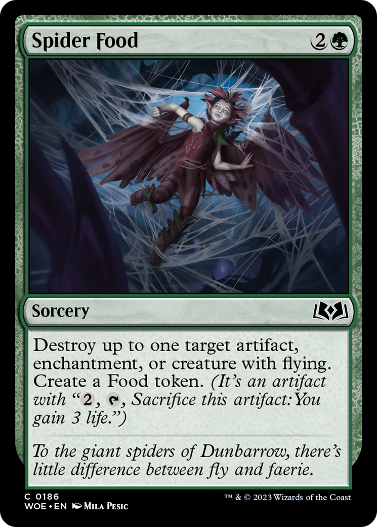 Spider Food (186) Foil - Wilds of Eldraine
