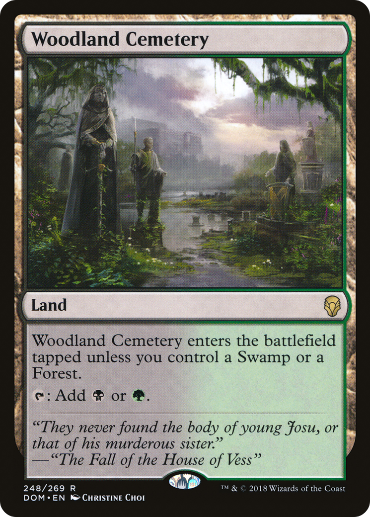Woodland Cemetery (248) Foil - Dominaria