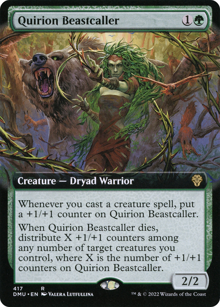 Quirion Beastcaller (Extended Art) (417) Foil - Dominaria United
