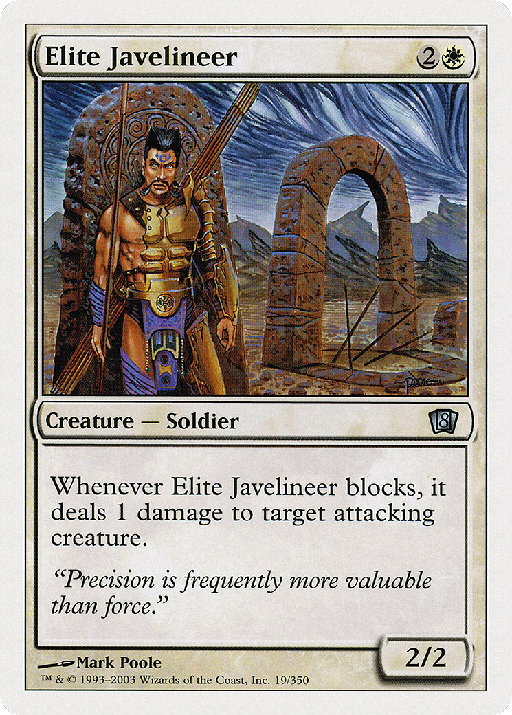 Elite Javelineer (019) - Eighth Edition