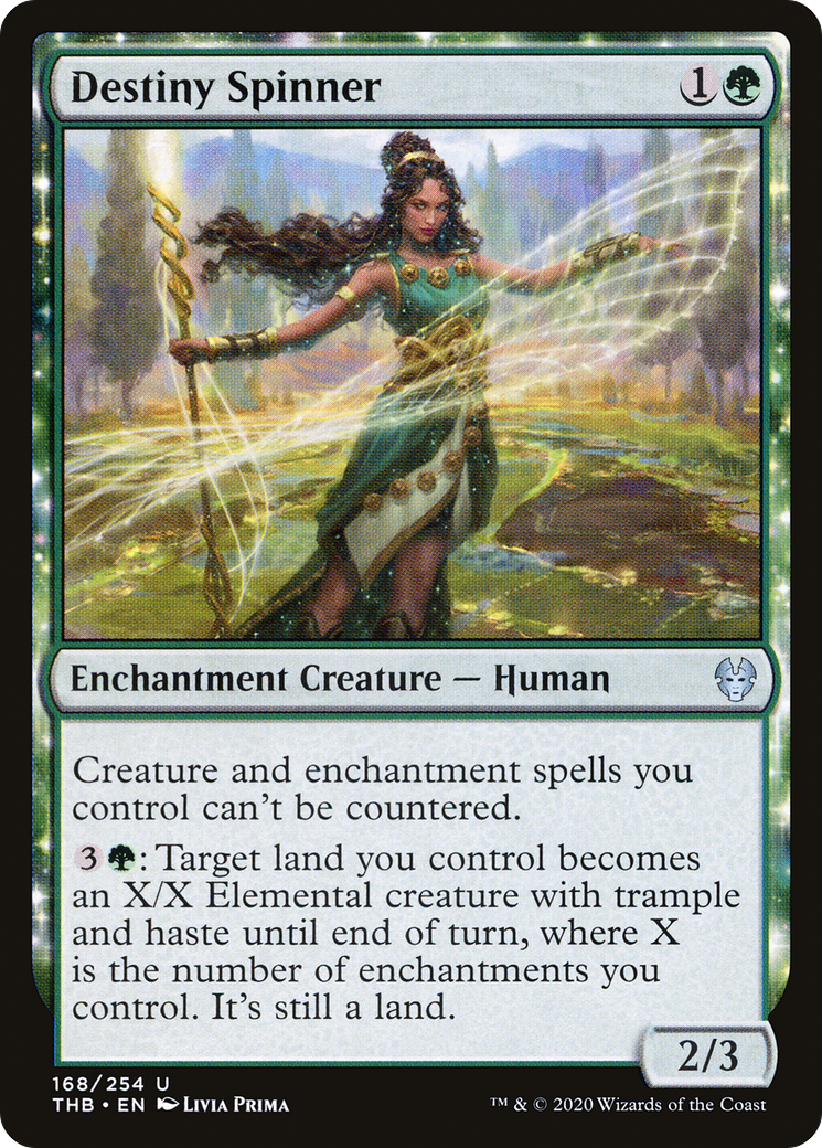 Destiny Spinner (168) Foil - Theros Beyond Death