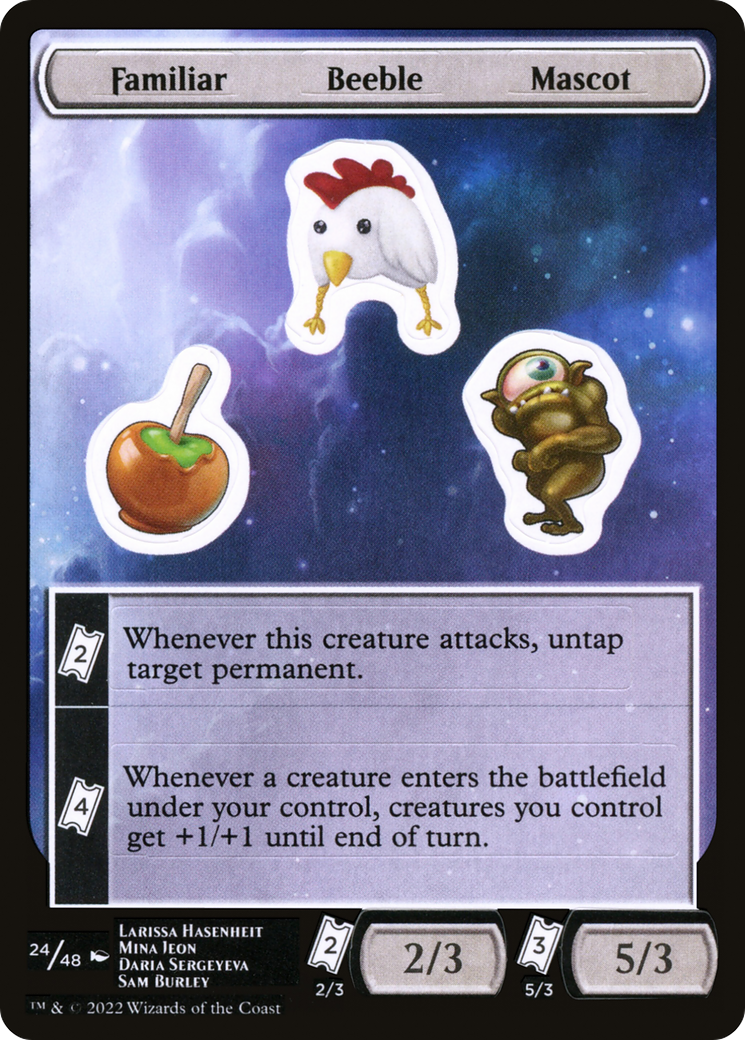 Familiar Beeble Mascot (024) - Unfinity Sticker Sheets