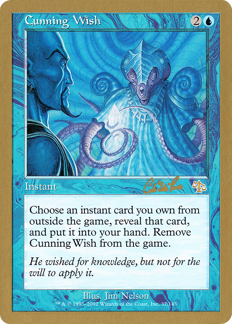 Cunning Wish (Retro) (cr37) - World Championship Decks 2002