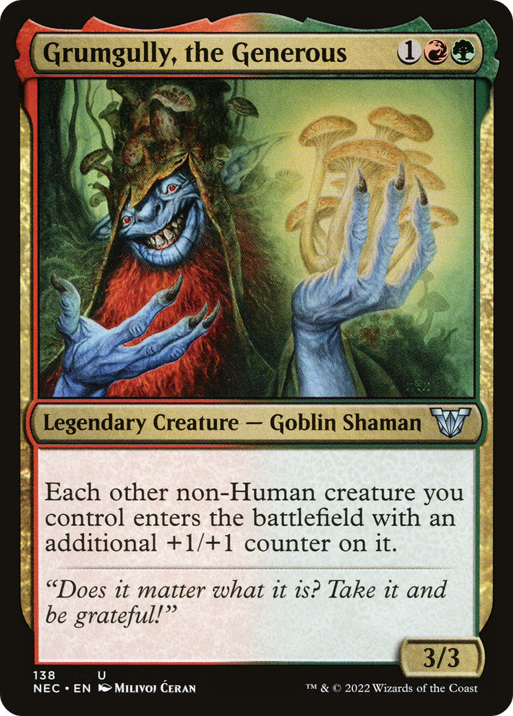 Grumgully, the Generous (138) - Neon Dynasty Commander