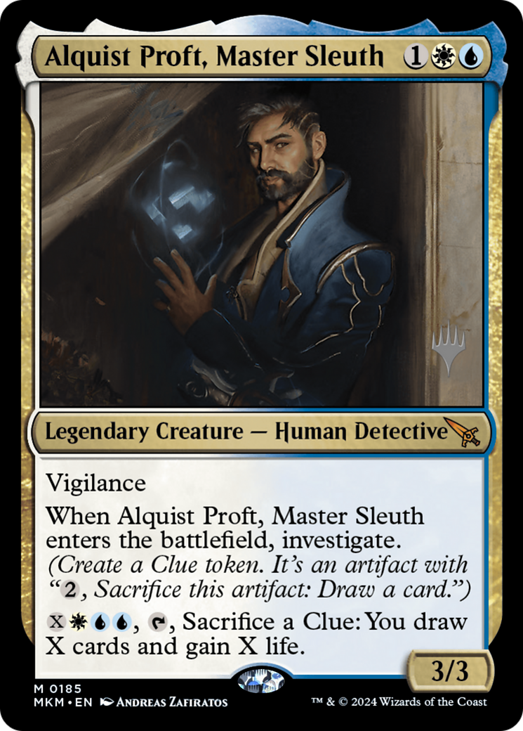 Alquist Proft, Master Sleuth (185) Foil - Murders at Karlov Manor Promos