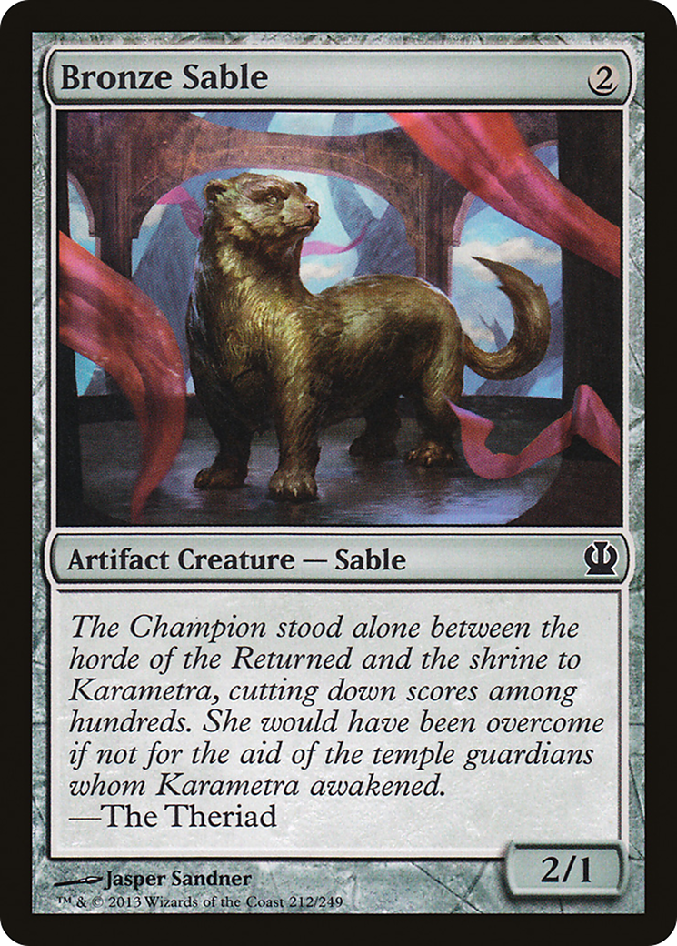 Bronze Sable (212) Foil - Theros