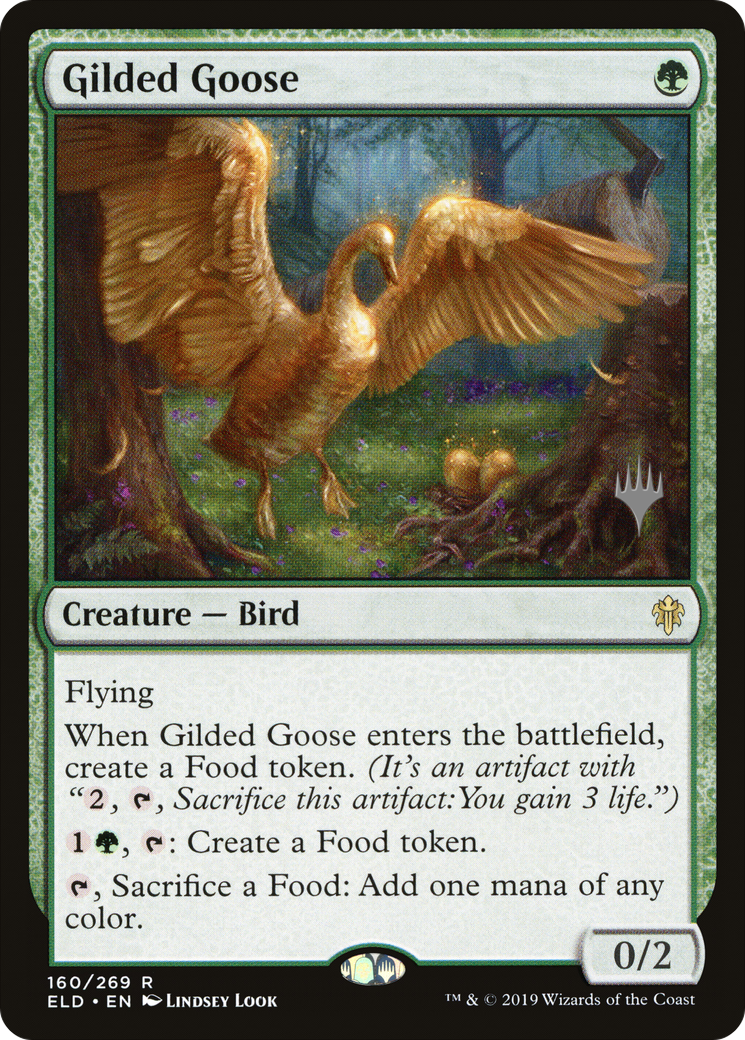 Gilded Goose (160p) Foil - Throne of Eldraine Promos