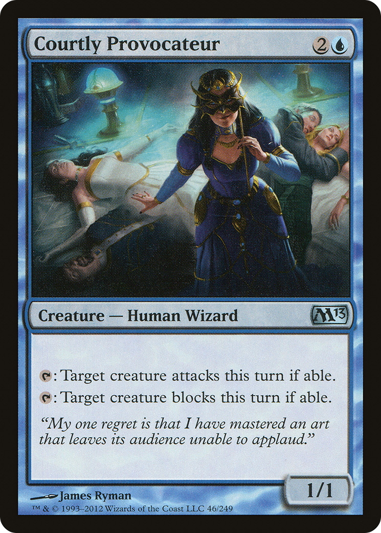 Courtly Provocateur (046) Foil - Magic 2013