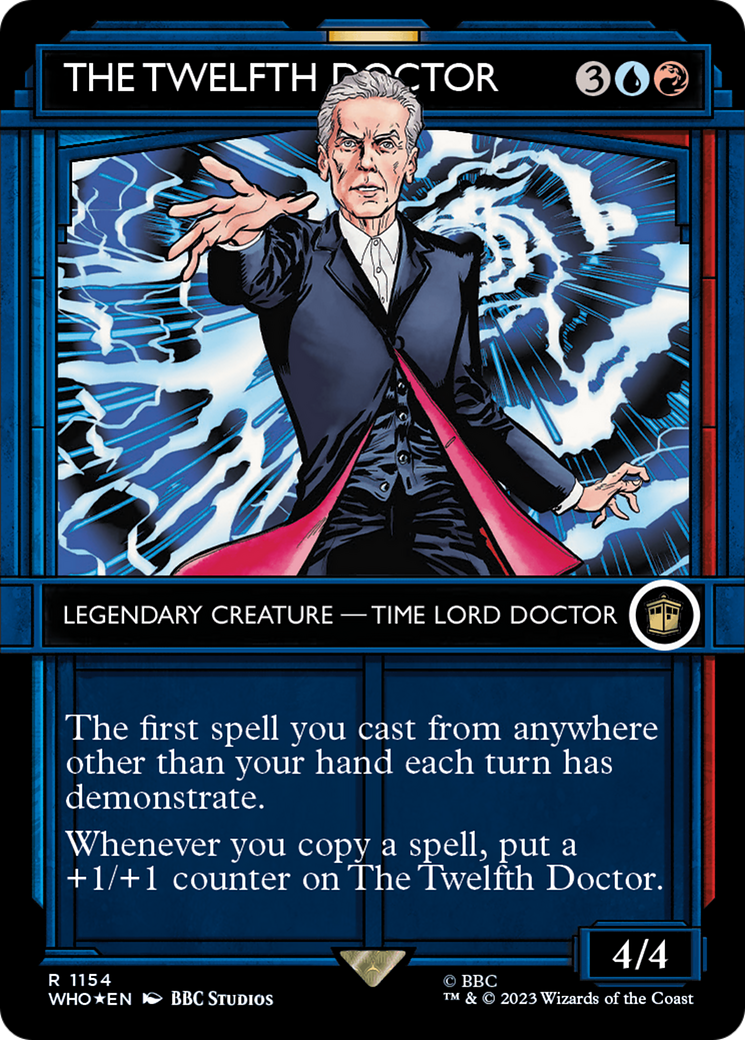 The Twelfth Doctor (Showcase) (Surge Foil) (Showcase) (1154) Foil - Doctor Who