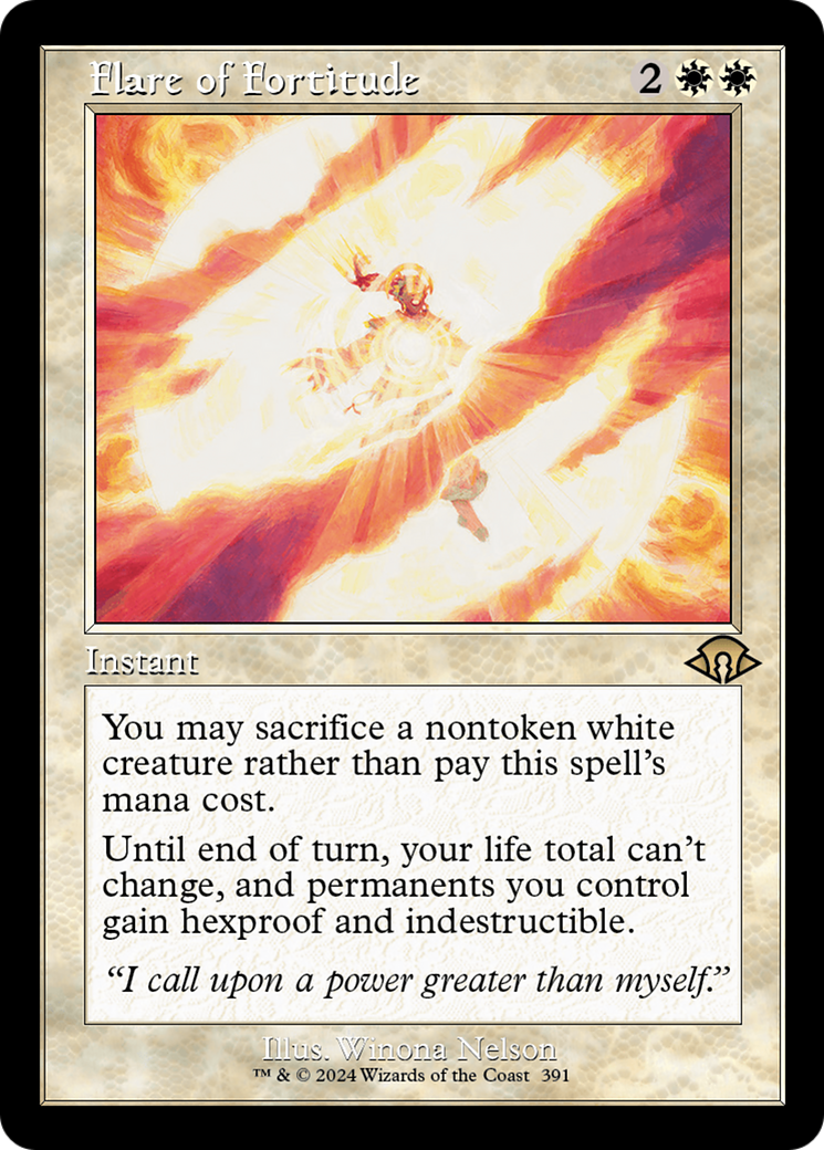 Flare of Fortitude (Retro) (391) Foil - Modern Horizons 3