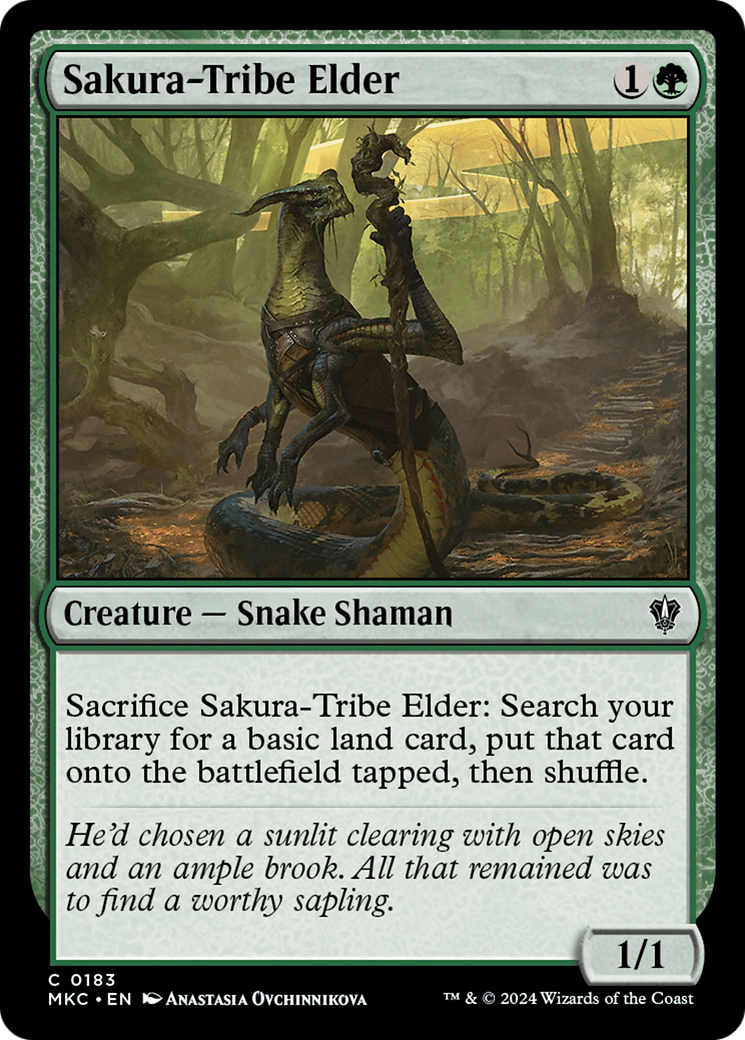 Sakura-Tribe Elder (183) - Murders at Karlov Manor Commander