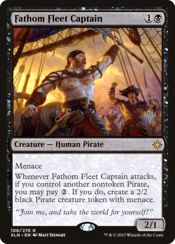 Fathom Fleet Captain (106p) Foil - Ixalan Promos