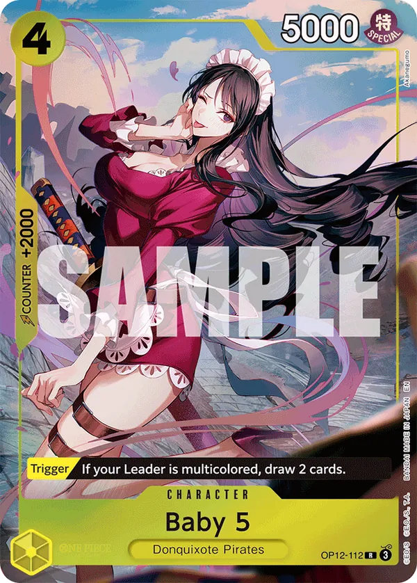 Baby 5 (Premium Card Collection -Best Selection Vol.5-) (OP12-112) Foil