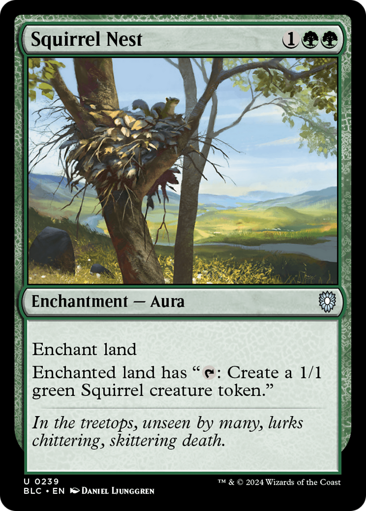 Squirrel Nest (239) - Bloomburrow Commander