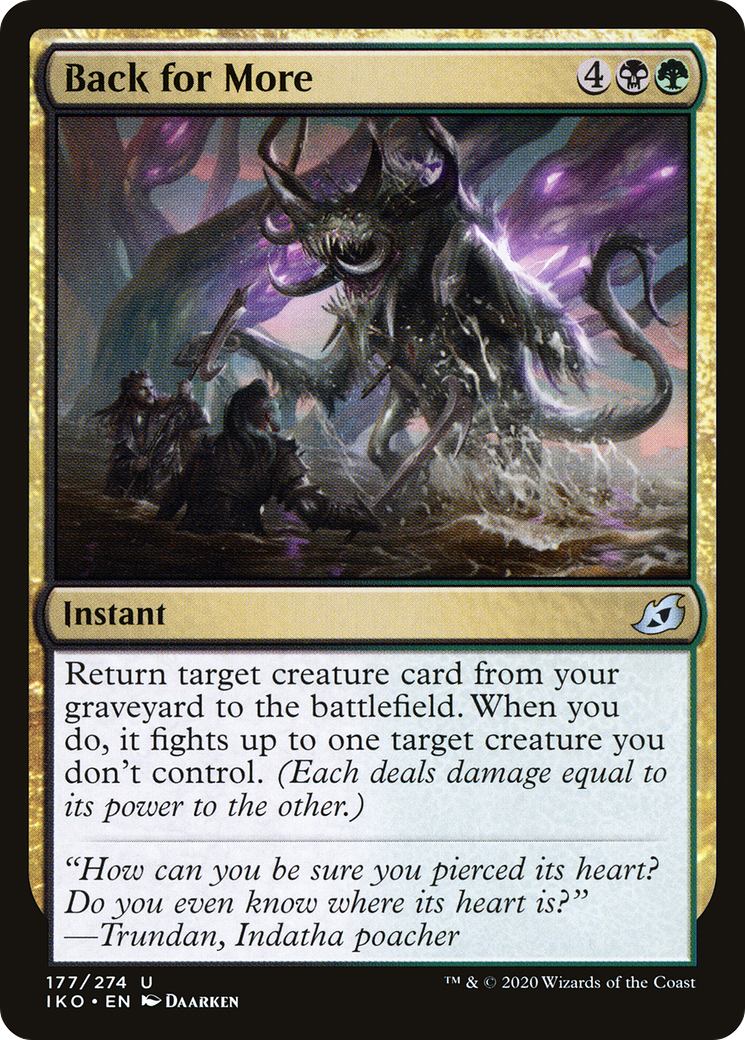 Back for More (177) - Ikoria: Lair of Behemoths Foil