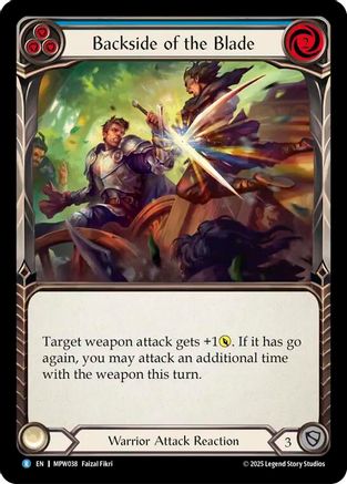 Backside of the Blade (Blue) (MPW038) - Mastery Pack Warrior