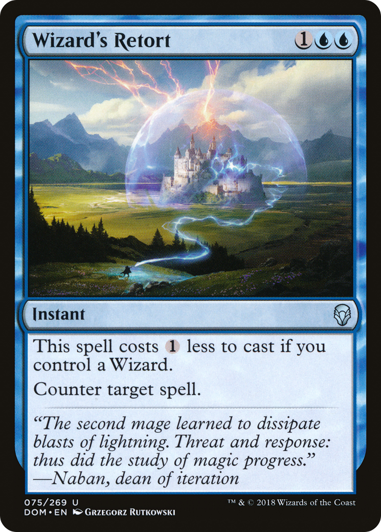 Wizard's Retort (075) Foil - Dominaria