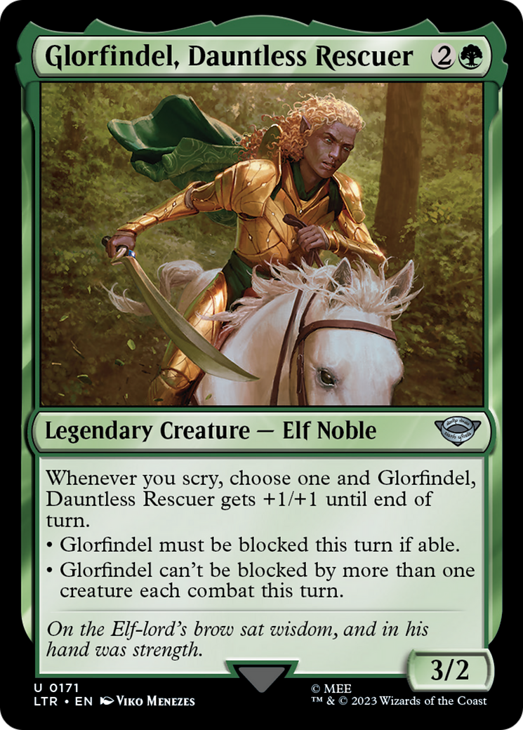 Glorfindel, Dauntless Rescuer (171) Foil - The Lord of the Rings: Tales of Middle-earth