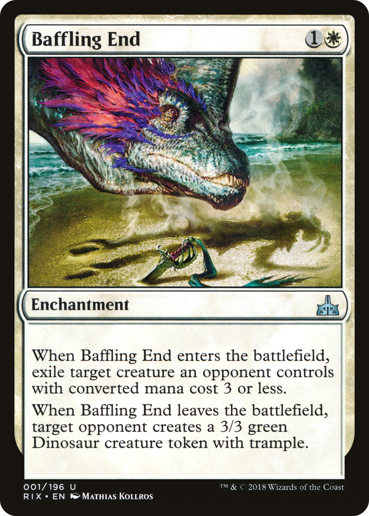 Baffling End (001) - Rivals of Ixalan Foil