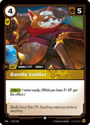 Bandle Soldier (151) Foil - Unleashed