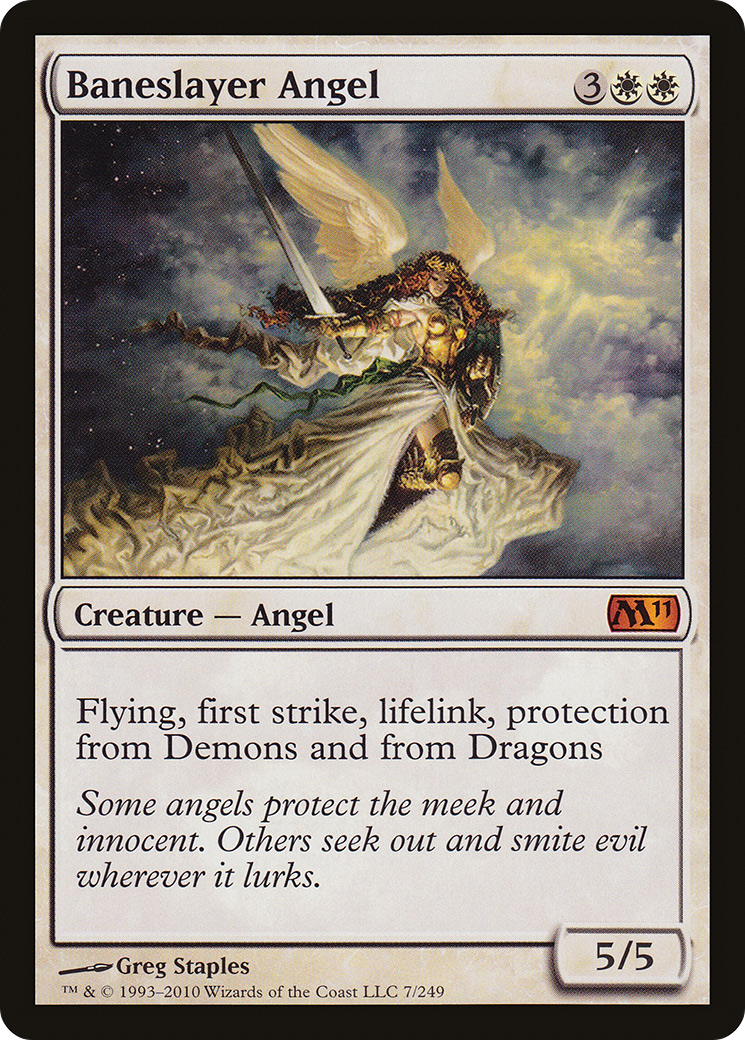 Baneslayer Angel (007) Foil - Magic 2011