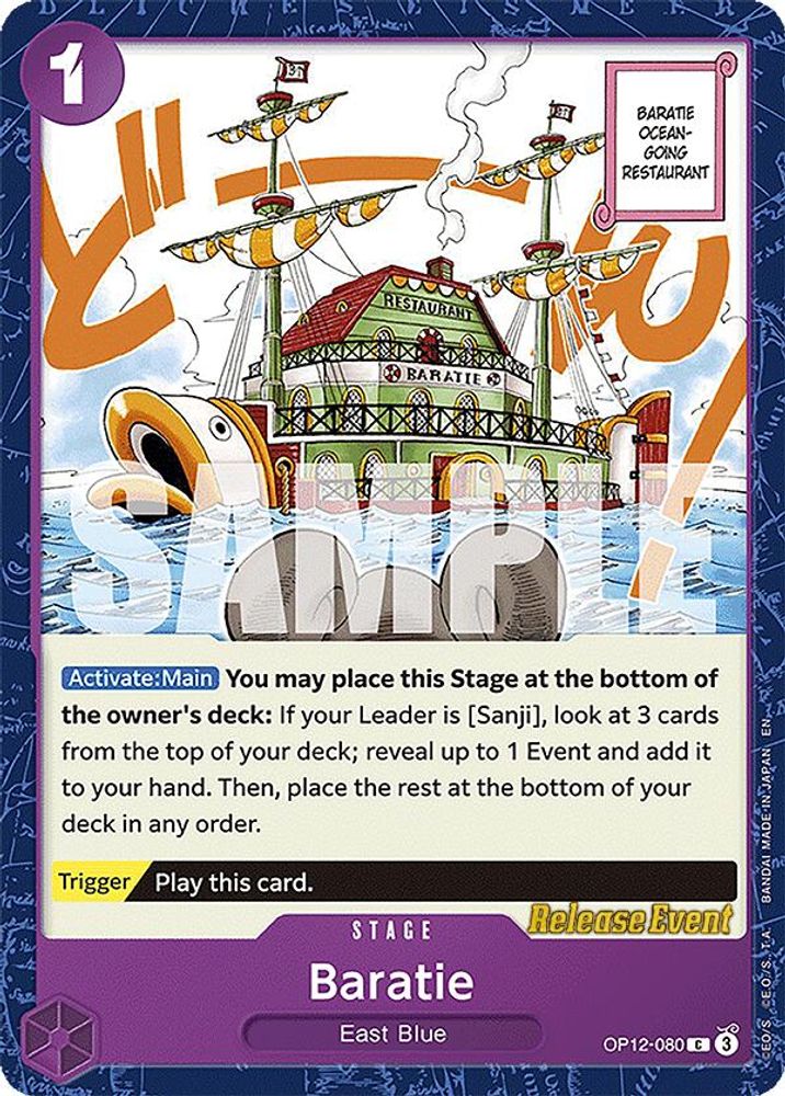 Baratie (OP12-080) Release Event Cards