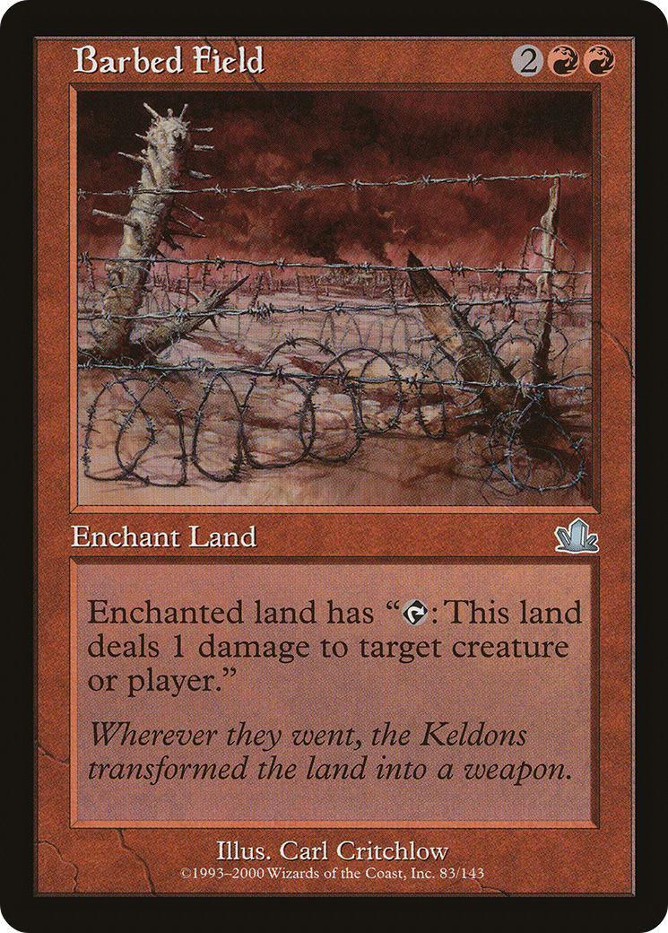 Barbed Field (083) Foil - Prophecy
