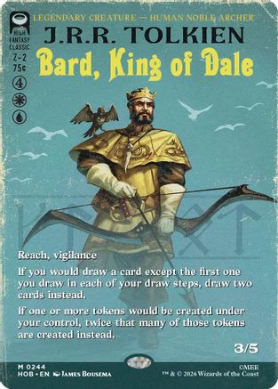 Bard, King of Dale (Book Cover) (244) - The Hobbit