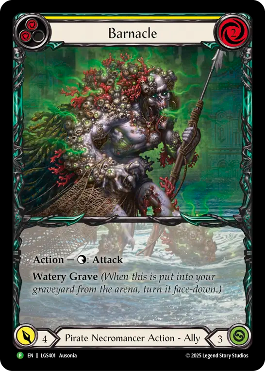 Barnacle (Extended Art) (LGS401) Rainbow Foil - Flesh and Blood: Promo Cards
