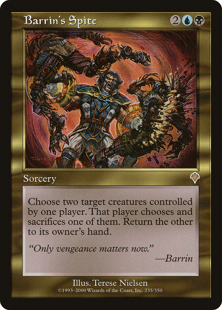 Barrin's Spite (235) Foil - Invasion