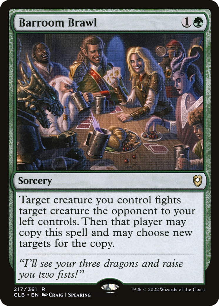 Barroom Brawl (217) - Commander Legends: Battle for Baldur's Gate Foil